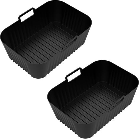 Lot de 2 doublures pour paniers rectangulaires friteuse à air chaud (1/5)