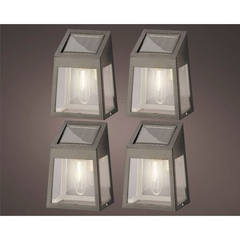 Applique da Parete Lumineo 898174 5 Lm Solare Luce LED (4 Unità) (1/3)