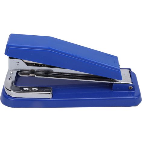 Irovami Agrafeuse rotative compacte pour livres, capacité 25 feuilles, compatible avec papier 24/6 et 26/6, carton, cuir, bleu (1/5)