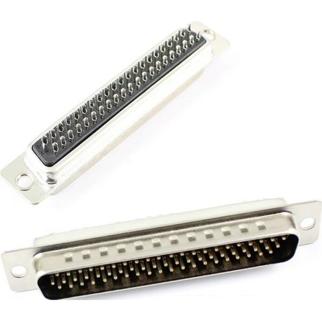 MH Connectors  MHHDS62-M-N-B-S D-SUB Steckverbinder 180 ° Polzahl: 62 Print 1 St.