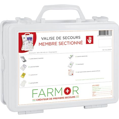 Valigia d'emergenza FARMOR - Membro reciso - VAL 2539 PP