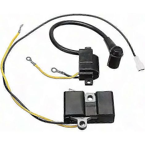 Bougie d'allumage 501516201, adaptable pour tronçonneuse Husqvarna 61, 162, 266 et Jonsered 630, modèle ancien, bobine d'allumage de remplacement, pièce moteur fiable. (1/5)
