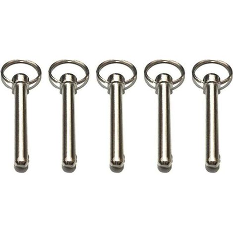 Schnellverschlussbolzen, 8-mm-Sicherungsbolzen mit Federkugel, Sicherungszubehör, Bootsbeschläge, Bimini-Top-Bolzen, 8 mm Durchmesser, 72 mm Gesamtlänge