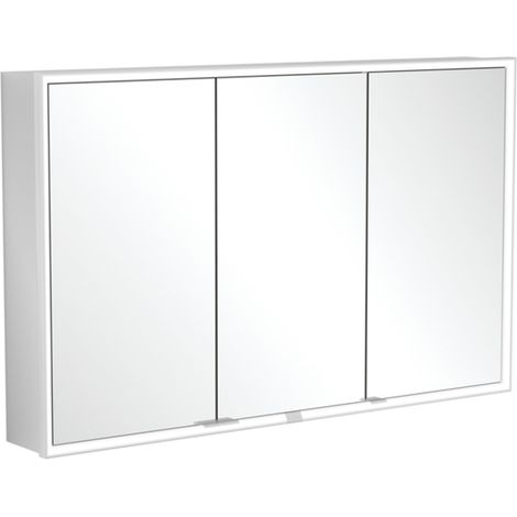 Armario con espejos empotrado My View Now de Villeroy & Boch,