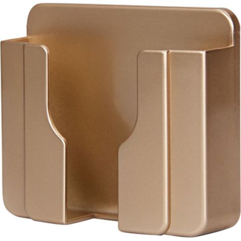 Organisateur de téléphone mural à fixer au chevet du lit, sans perçage, station de charge auto-adhésive pour téléphone portable, supports muraux avec télécommande pour salon, chambre, salle de bain, d (1/5)