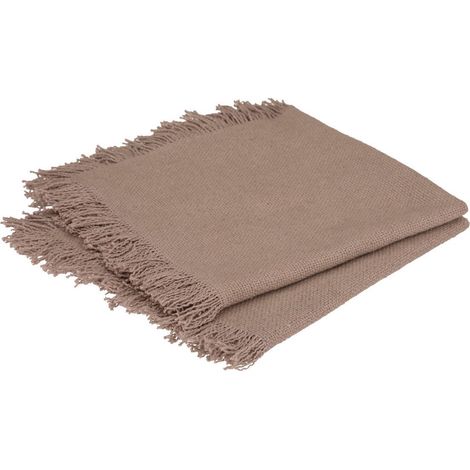 Juego de 2 servilletas Maha algodón - gris - 40x40 cm - Atmosphera créateur d'intérieur