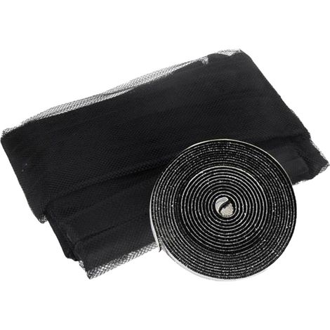 ZANZARIERA IN POLIESTERE PER FINESTRE cm 150 x 180 - col. nero cm 150 x 180 - col. nero