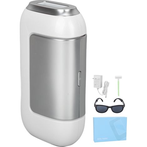 Épilateur IPL 990000 éclairs, appareil d'épilation sans douleur portable pour aisselles et zones intimes, blanc, prise UE 100-240V, hommes et femmes (1/5)