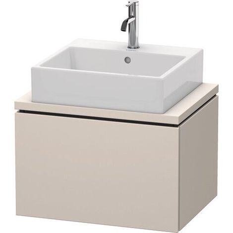 DURAVIT LC580008383 L-Cube KWTU blanc, côté droit, 620x477x400 mm