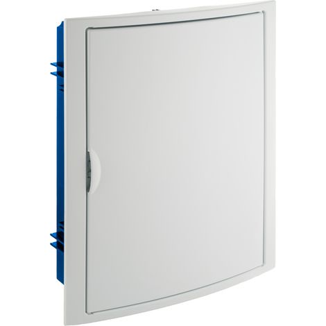 Solera – Tableau électrique encastrable 28 modules – Porte pleine blanche – Dimensions 438x362x102mm – IP40 IK08 pour cloison sèche