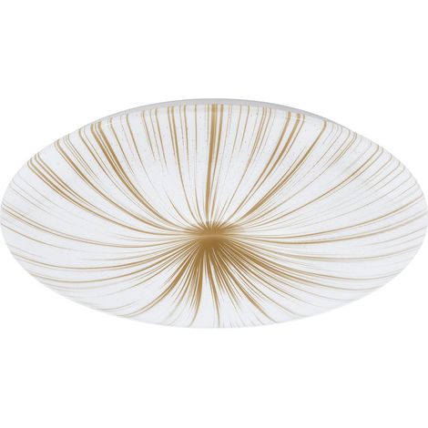 Luminaire plafonnier Nieves 1, Ø 51 cm, panneau LED effet cristal (1/5)