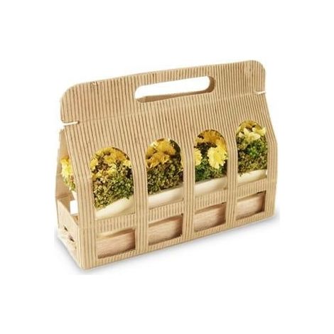 Fiori vasi-rose gialle (kit da 3)