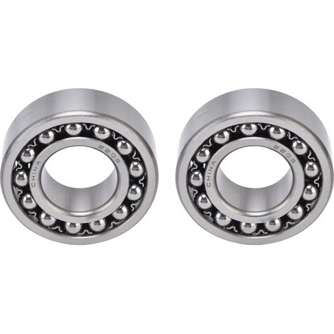 Lot de 2 roulements à billes double rangée 2205, fabrication haut de gamme, fonctionnement rapide et silencieux pour pièces mécaniques. (1/5)