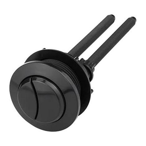 Bouton de chasse d'eau noir de 48 mm (1/5)