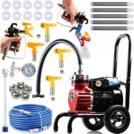 Pompa Airless Rosfix Red Strong Storm 1100 RSS05 – 3500W, 22MPA, 18L/min Verniciatura Professionale Set Accessori Inclusi (1/5)