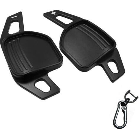BUNTHAUS `Extension de levier de vitesse pour volant de voiture - Convient pour Audi A1 A7 A3 A4 A5 A6 A8 S4 S5 S6 S8 RS4 RS5 2012-2016 - Idée cadeau (noir) (1/5)