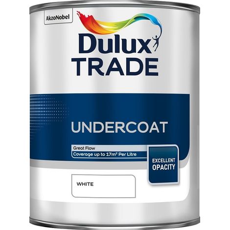 Dulux Trade Undercoat - White - 1 Litre