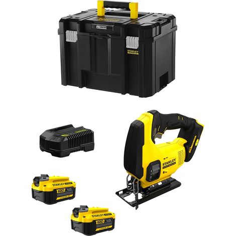Stichsäge STANLEY FatMax SFMCS600M2T (2 x 4,0 Ah + Ladegerät + TSTAK VI) (1/5)