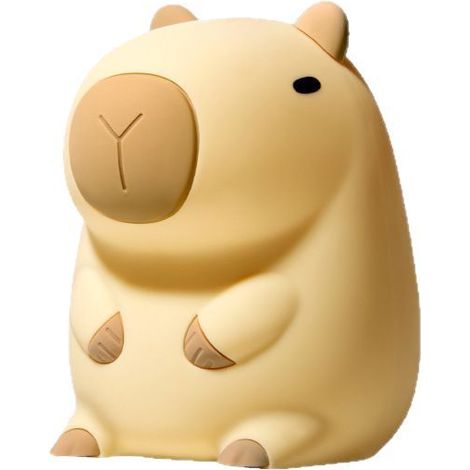 Veilleuse Kapybara - Lampe LED en silicone mignonne avec variateur et minuterie, cadeau idéal pour les femmes, les adolescentes, les bébés et les enfants (1/4)
