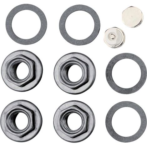 Chappee – Raccord de robinetterie 1'' – Kit de bouchonnage avec 2 réductions 26 X 15 gauche/droite – Bouchon purgeur 1/2' avec joint – Joints composites 1'
