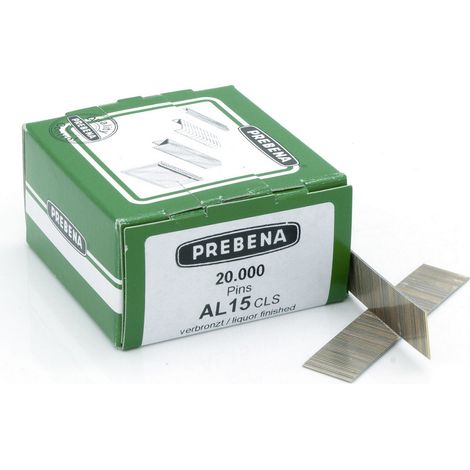Prebena AL15CLS Tackernägel Produktabmessung, Länge 15 mm 20000 St. (1/2)