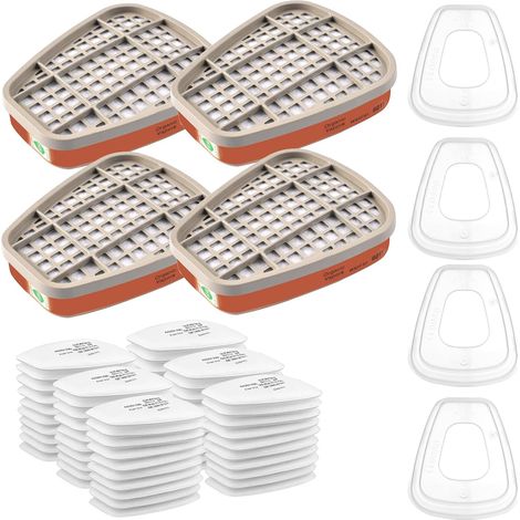 6001 Filtre pour Masque Respiratoire, Filtres de Masque Anti-Poussière (1/5)