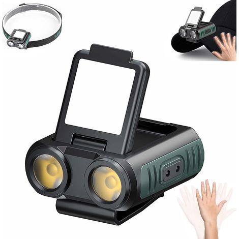 Small LED flashlight, portable USB rechargeable pocket light with 5 modes. Compact light for indoor and outdoor use. (1/5)