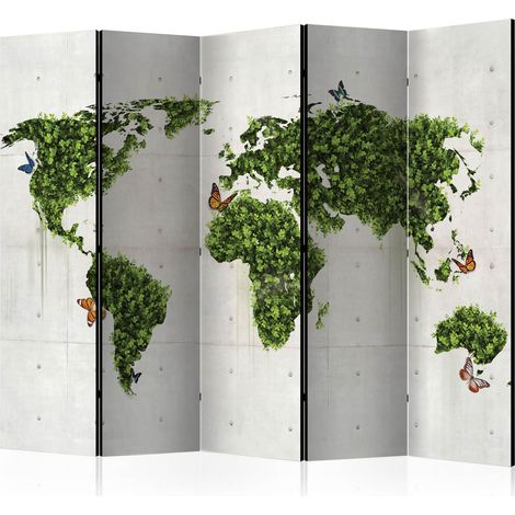 Paravento - The butterfly garden II [Room Dividers] - 225x172 (1/4)