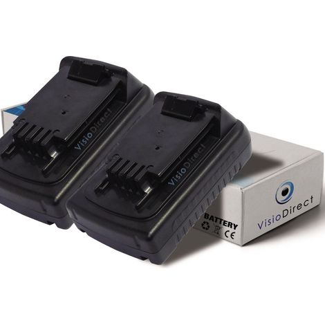 Lot de 2 batteries pour Black et Decker LDX120SB perceuse visseuse 1500mAh 18V (1/2)