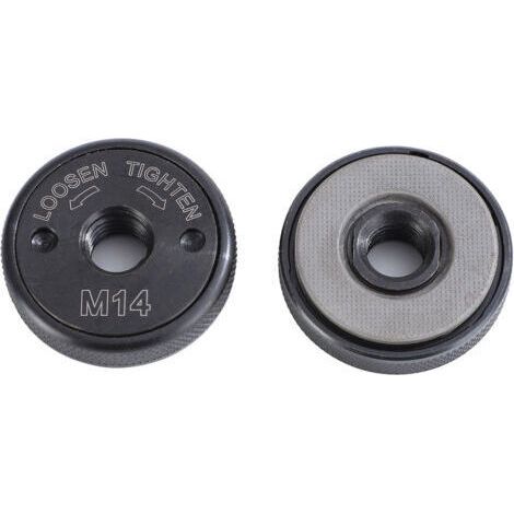 BARKBUSTERS Écrou à dégagement rapide SDS Clic M14, compatible avec toutes les meuleuses d'angle AEG, Black & Decker, Dewalt, Flex, Hitachi, Metabo, Makita, etc., noir (1/5)