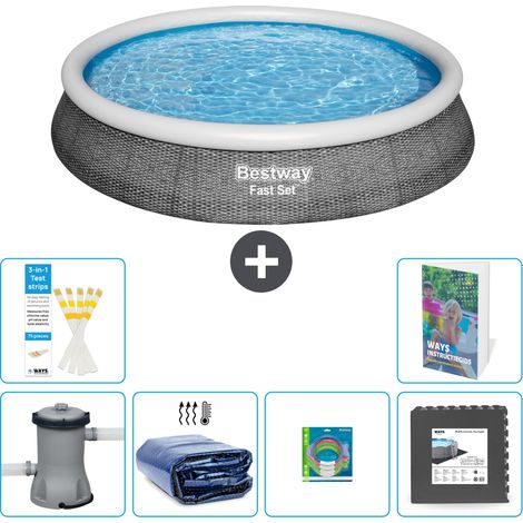 Bestway Bestway Fast Set Ronde - 396x84 cm - 7-pièces S177 (1/5)