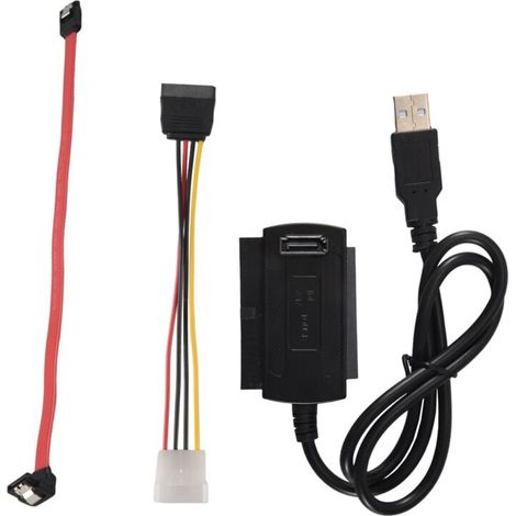Adaptateur Câble IDE Vers USB 2.0 Pour Disque Dur 2.5 et 3.5 Pouces Convertisseur (1/4)