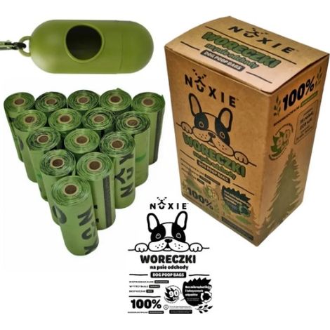 BOLSAS PARA EXCESO DE PERROS CONTENEDOR ORGÁNICO 24 ROLLOS 360 UDS BIODEGRADABLES (1/3)