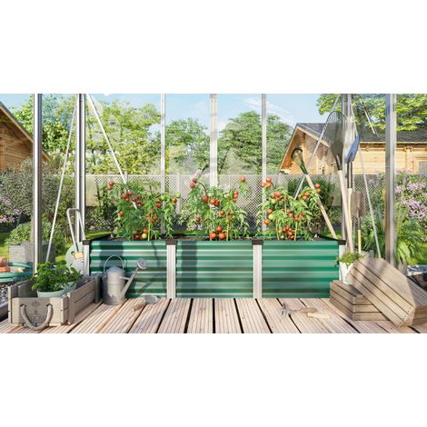 Vitavia Hochbeet "Linus IN & OUT 401 S", seegras/ alu eloxiert, S (1/5)