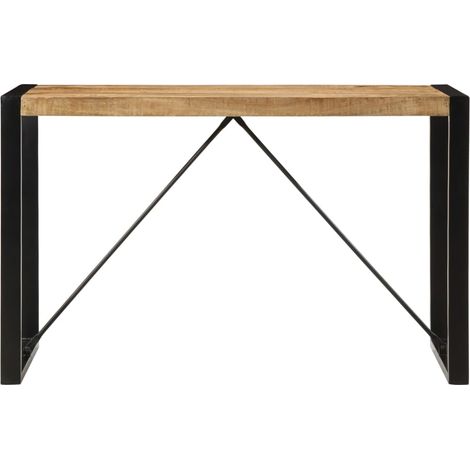 Table de salle à manger,Table à manger,Table à dîner 120x55x76 cm bois de manguier massif brut CFW788630 (1/5)