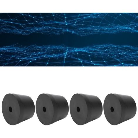 4 pièces Pieds amortisseurs antivibrations pour Compresseur d'air 1P à 5P, réduction des chocs (1/5)
