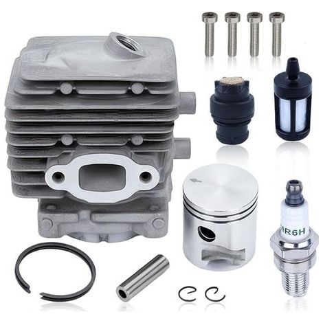 Kit Cylindre-Piston Pour Stihl BG56 BG56C SH56 SH56C BG86 BG86C BR200 SH86 SH86C SR200 Souffleur de Feuilles, Cylindre avce Filtre à Carburant, bougie d'allumage, Remplacement 4241 020 120 (1/5)