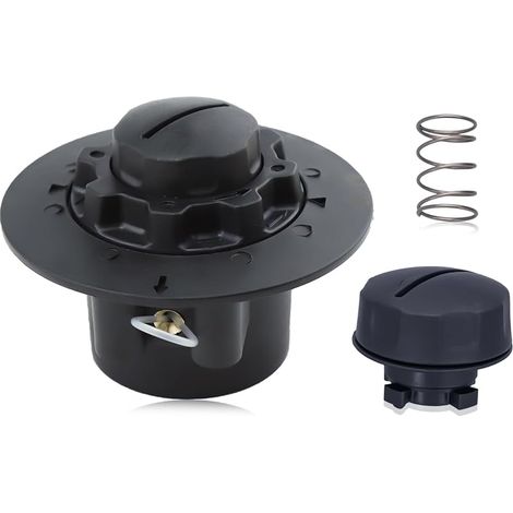 Tête de Coupe pour Stihl FS38 FS40 FS45 FS50 FSE60 FSE71 FSE81 TE600 TE700 TE1000 Auto Cut C5-2 4006 710 2105, Tête de Coupe avec Capuchons à Vis et Ressort 4006 710 4001 (1/5)