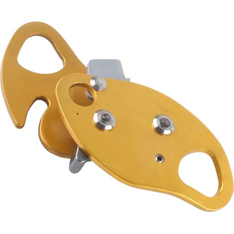 Descendeur d'Escalade Autobloquant pour Corde 11-12.5mm - Équipement de Sécurité et de Descente en Rappel