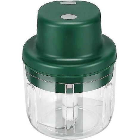 Hachoir à ail électrique 300 ml, mini hachoir, robot culinaire rechargeable USB, presse-ail électrique (1/5)
