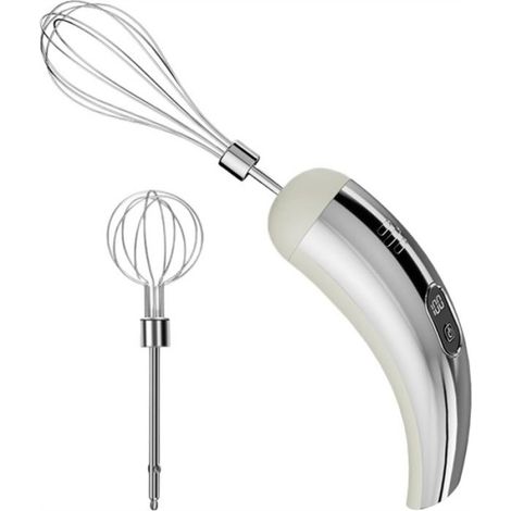 Mixer À Œufs - Acier Inoxydable - Rechargeable - Pour Pâtisserie Et Cuisine - 1 Pièce (1/5)
