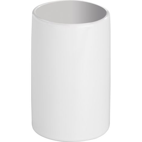 Vaso Polaris cepillo dientes - Blanco - Ø 7,5x11,5 cm