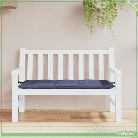 Coussin de banc de jardin - FAFEISY - 120x50x7 cm - Oxford imperméable - Fibres creuses - Attaches antidérapantes (1/5)
