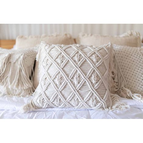 Federa in macramè DUA 40x40 (1/5)