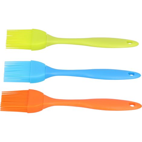 Brosse en silicone résistante aux hautes températures, brosse pour barbecue, brosse à huile, brosse à poils en silicone, brosse de cuisson, brosse à assaisonnement, brosse de cuisine (1/5)