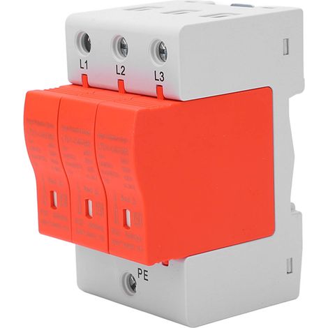 3P 385V AC 20-40kA Varistor-Überspannungsableiter, Überspannungsschutz für den Hausgebrauch, Überspannungsableiter mit Schutz gegen Spannungsspitzen. (1/5)