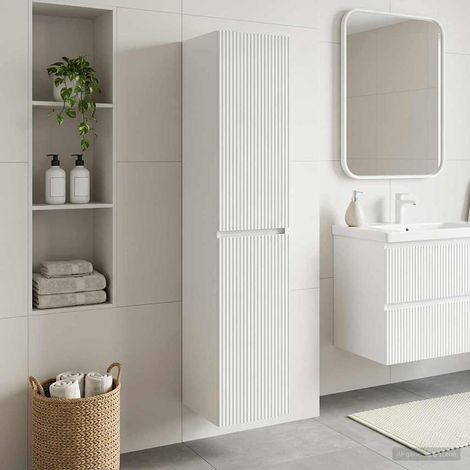 Mueble de baño montado en la pared  Brillante