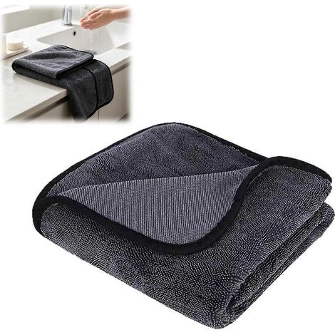 Chiffon pour vitres Javer épais XXL non pelucheux réutilisable nettoie acier inoxydable et miroirs (1/5)
