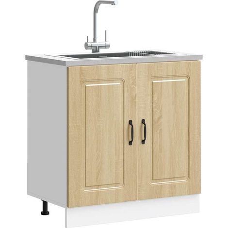 Spülenunterschrank Kalmar Sonoma-Eiche 80x46x81,5 cm