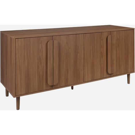 Credenza vintage effetto legno 4 ante, 160cm